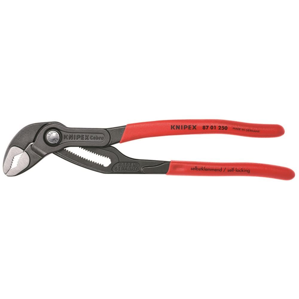 KNIPEX Universal 3-Pack Assorted Plier Set, 10-in Cobra + 8-in Diagonal Cutter + 8-in Long Nose