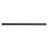 Elida Ceramica Black Glass Pencil Liner Tile, Glossy, 12-in x 11-in (Actual 11.81-in x 0.51-in)