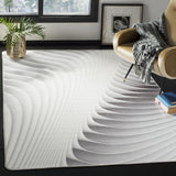 Safavieh Daytona 4 x 6 Light Gray/Ivory Indoor Abstract Area Rug
