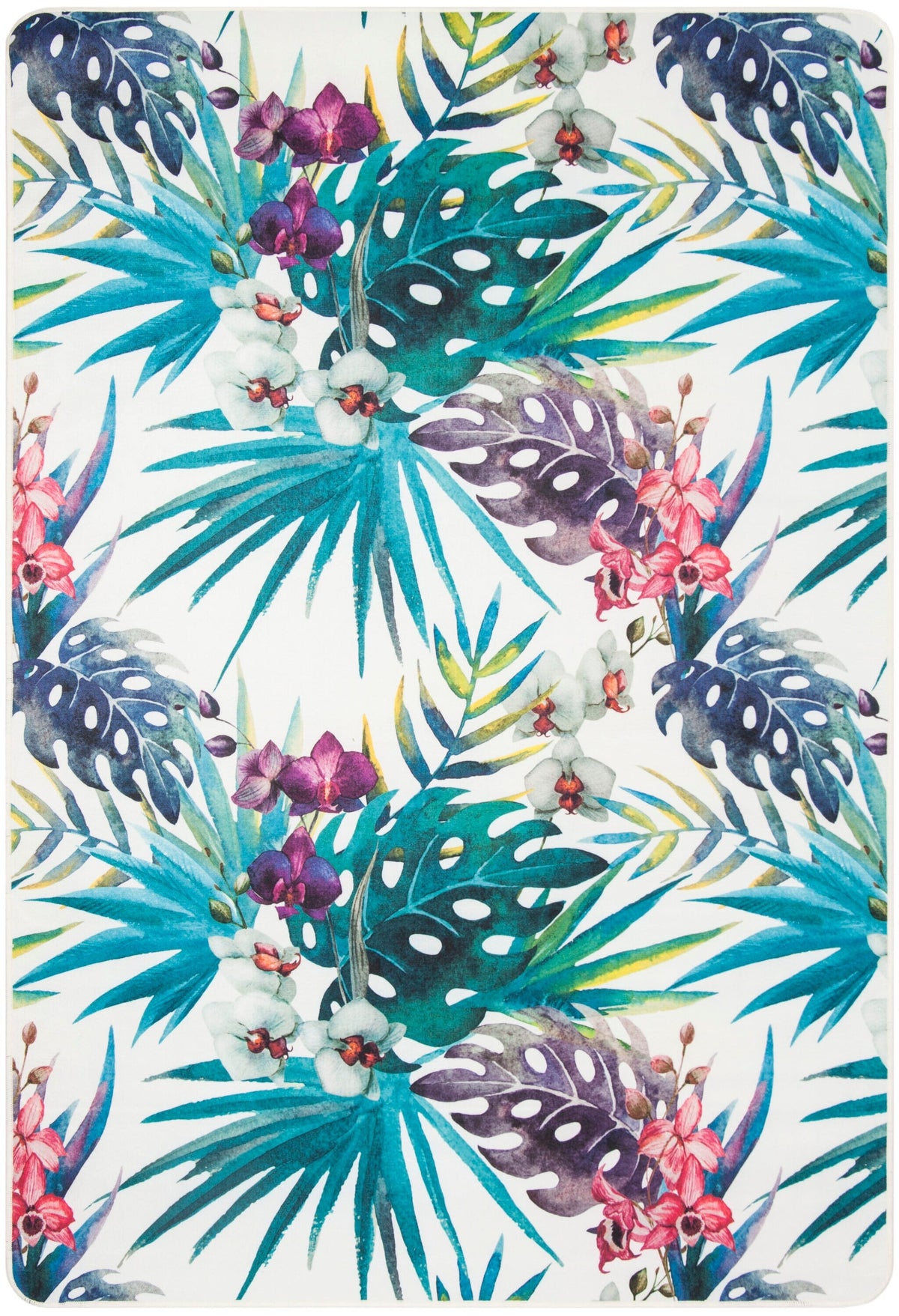 Safavieh Daytona 5 x 8 Ivory/Green Indoor Abstract Coastal Area Rug