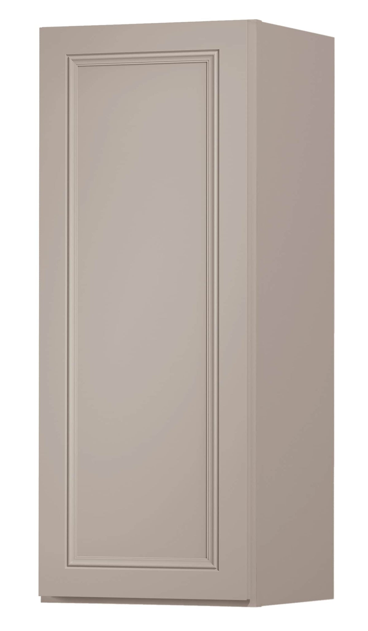 Diamond NOW Wintucket 12-in W x 36-in H x 12-in D Cloud Gray Wall Fully Assembled Cabinet (Recessed Panel Square Door Style)