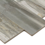 Elida Ceramica Ledgewood Stone 12-in x 24-in Glazed Porcelain Wood-Look Linear Floor & Wall Tile, 2.26-sq ft Piece