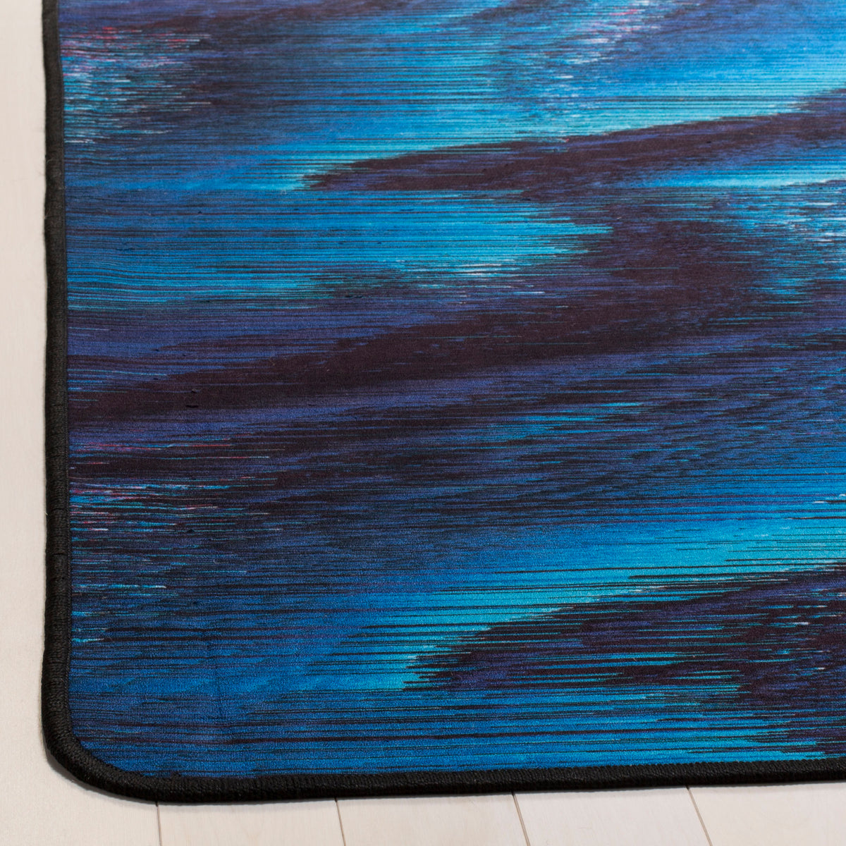 Safavieh Daytona 5 x 8 Black/Turquoise Indoor Abstract Area Rug