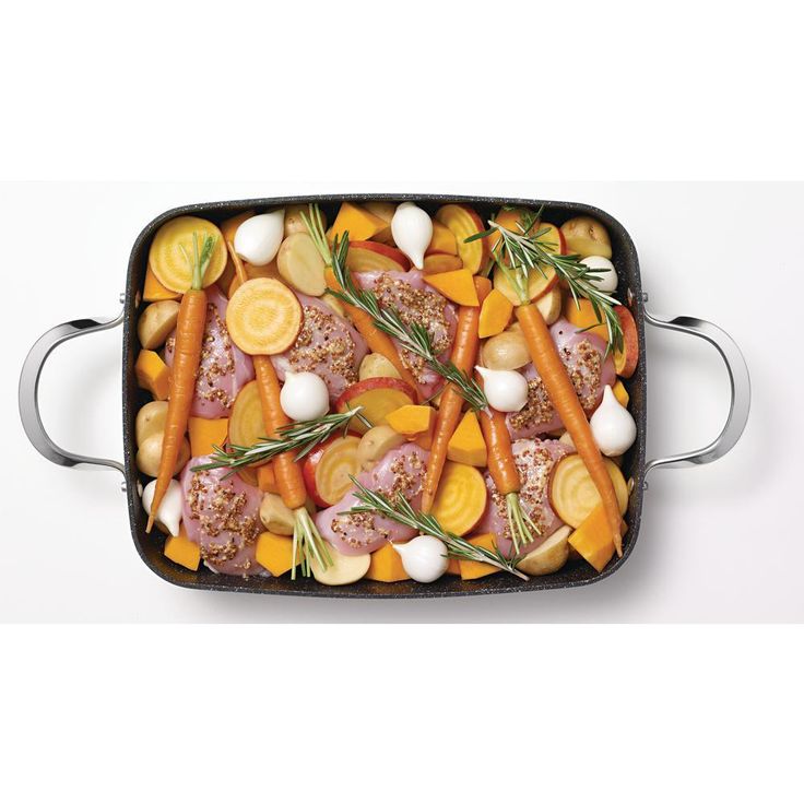 Rock 9 in. x 13 in., 5.3 Qt. Rectangular Dish with Lid