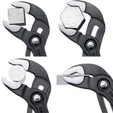KNIPEX Cobra 3-Pack Tongue & Groove Plier Set, 7-1/4 in, 10 in, 12 in