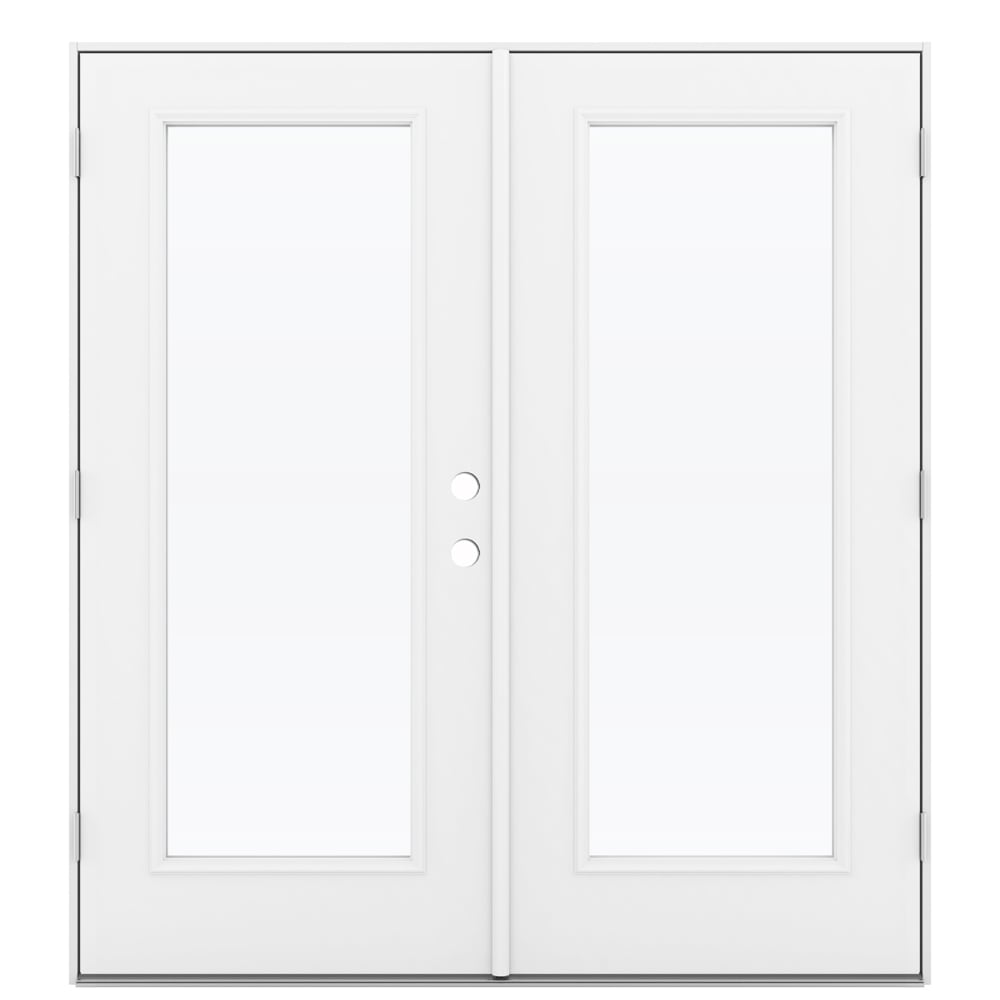 JELD-WEN 72-in x 80-in Steel French, Right-hand outswing – primary product view