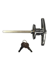 Blue Hawk Chrome Plated Zinc Die-Cast Garage Door Lock Handle, 5.7-in T-Style