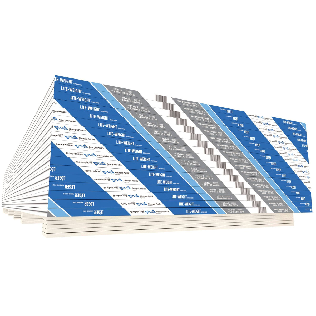 ToughRock 1/2-in x 4-ft x 8-ft Regular Drywall Panel