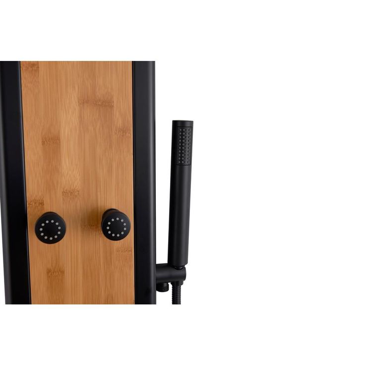 57 In. 8-Jet Multifunction Shower Panel System With Adjustable Rainfall Shower Head And Handheld Shower head
