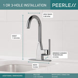 Xander Single-Handle Bar Faucet in Chrome - Super Arbor