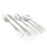 Abbeville 61-Piece Stainless Steel Flatware Set with Wire Caddy (Service for 12)