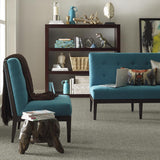 STAINMASTER PetProtect Mineral Bay I 12-ft Tidal Wave Textured Carpet Sample (Interior)