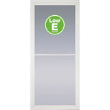 Pella Rolscreen 36-in x 81-in White Full-View Aluminum Storm Door
