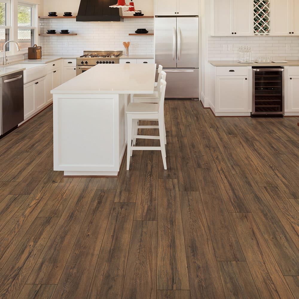 QuickStep Studio Watkins Oak Embossed Wood Plank Laminate Flooring Sample