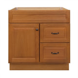 Project Source 30-in Golden Bathroom Vanity Base Cabinet without Top