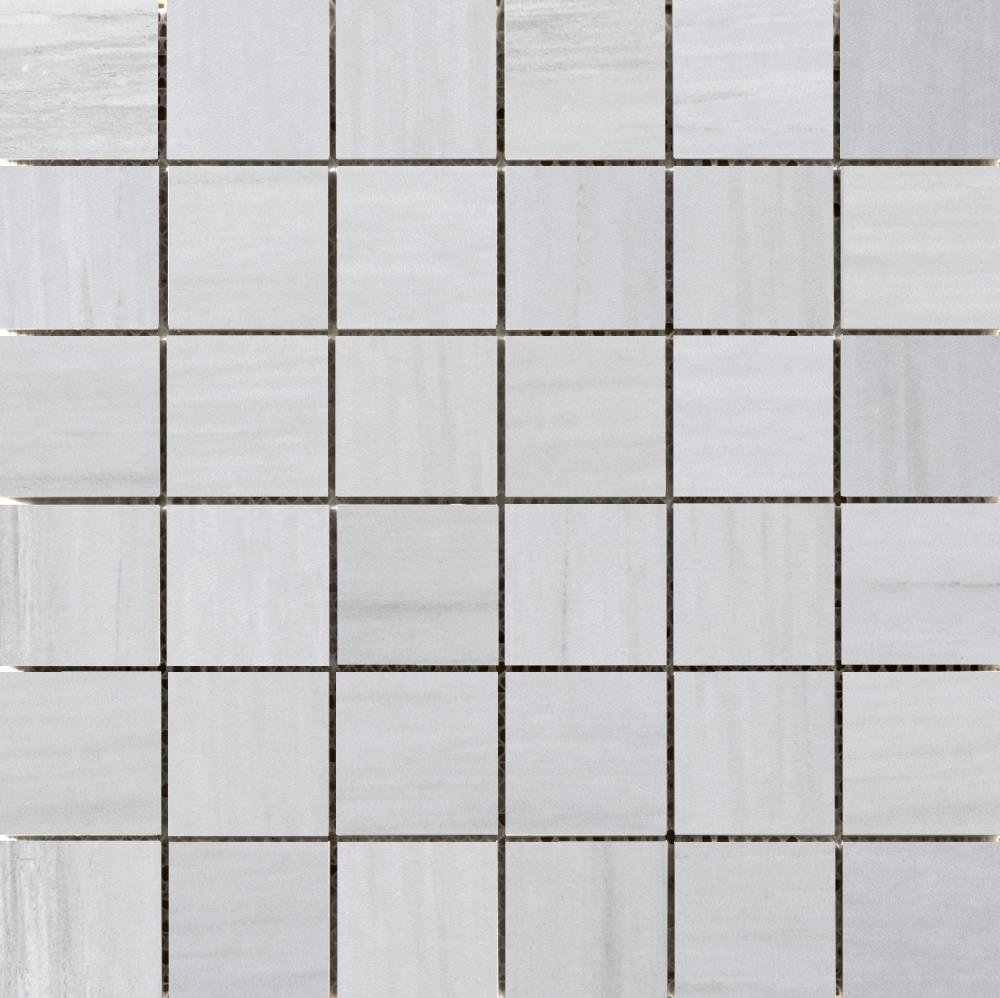 Emser Latitude 11-Pack Gray Porcelain Border Tile (12-in x 12-in)