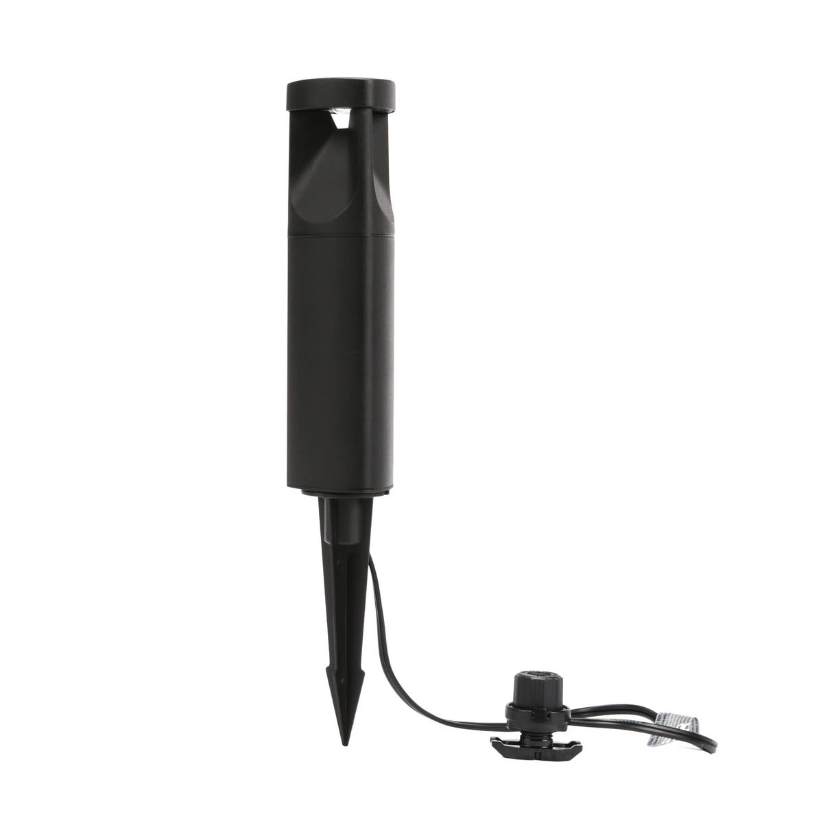 Portfolio 2-Watt Black Low-Voltage LED Path Light, 9-in H x 2.4-in W