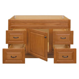 Project Source 48-in Golden Bathroom Vanity Base Cabinet without Top