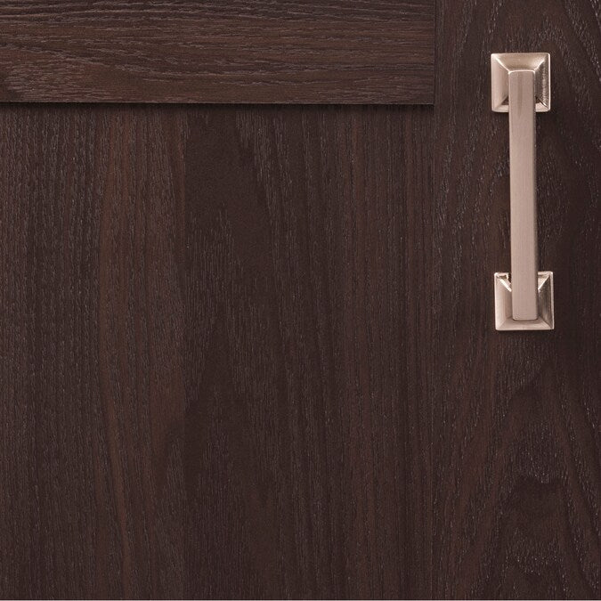Hickory Hardware Studio 3-3/4-in (96mm) Center to Center Satin Nickel Rectangular Handle Drawer Pull
