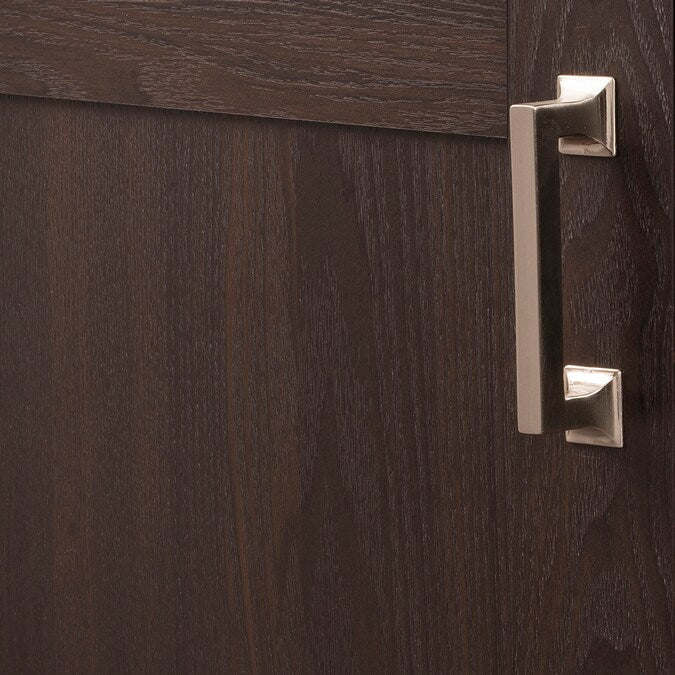 Hickory Hardware Studio 3-3/4-in (96mm) Center to Center Satin Nickel Rectangular Handle Drawer Pull