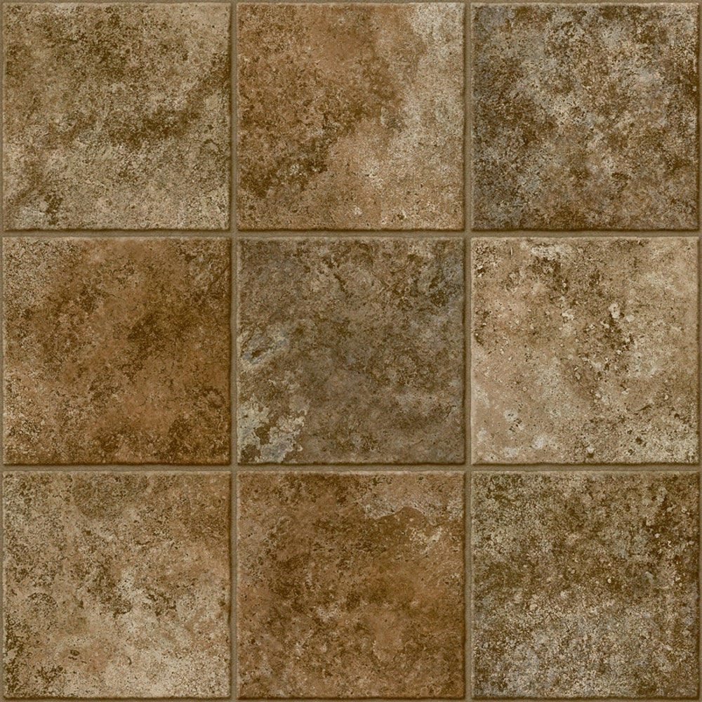 Congoleum AirStep Plus Oxford Square 12-ft W Cut-to-Length Briarwood Stone Look Low-Gloss Finish Sheet Vinyl
