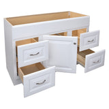 Project Source 48-in White Bathroom Vanity Cabinet