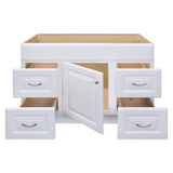 Project Source 48-in White Bathroom Vanity Cabinet