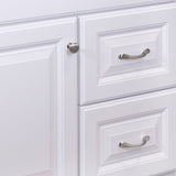 Project Source 48-in White Bathroom Vanity Cabinet