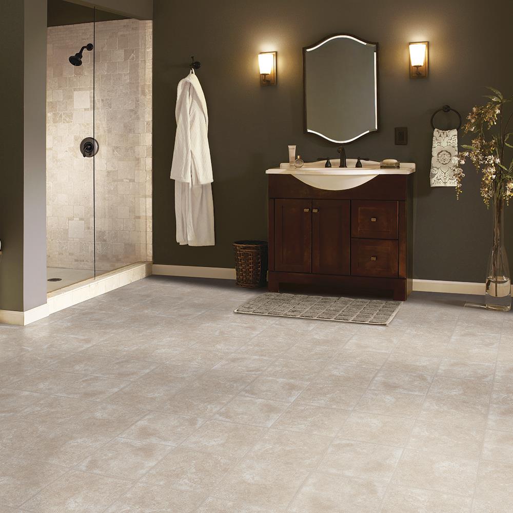 Armstrong Flooring 45-piece 12-in x 12-in Sandstone Peel-and-Stick Vinyl Tile (45-sq ft/Carton)