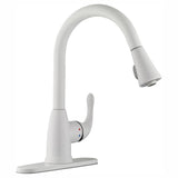 Market Single-Handle Pull-Down Sprayer Kitchen Faucet in Chrome - Super Arbor
