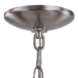 Project Source Fallsbrook 5-Light Brushed Nickel Traditional Chandelier, 22.44-in W x 16.54-in H
