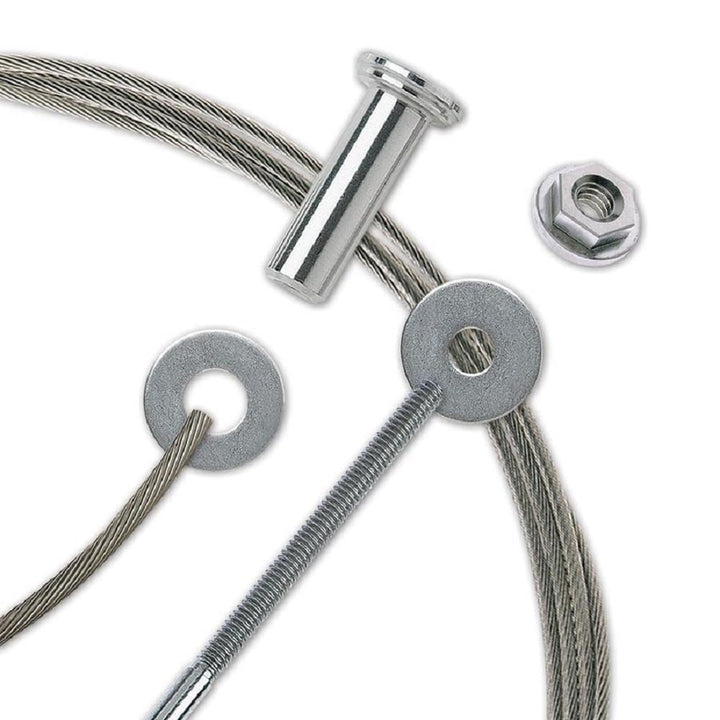 Feeney Classic Railing 16-ft x 6-in x 3-in Metal Steel Deck Cable Rail Kit