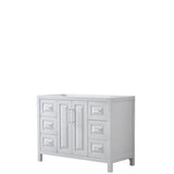 Daria 59 in. Single Bathroom Vanity Cabinet Only in White - Super Arbor