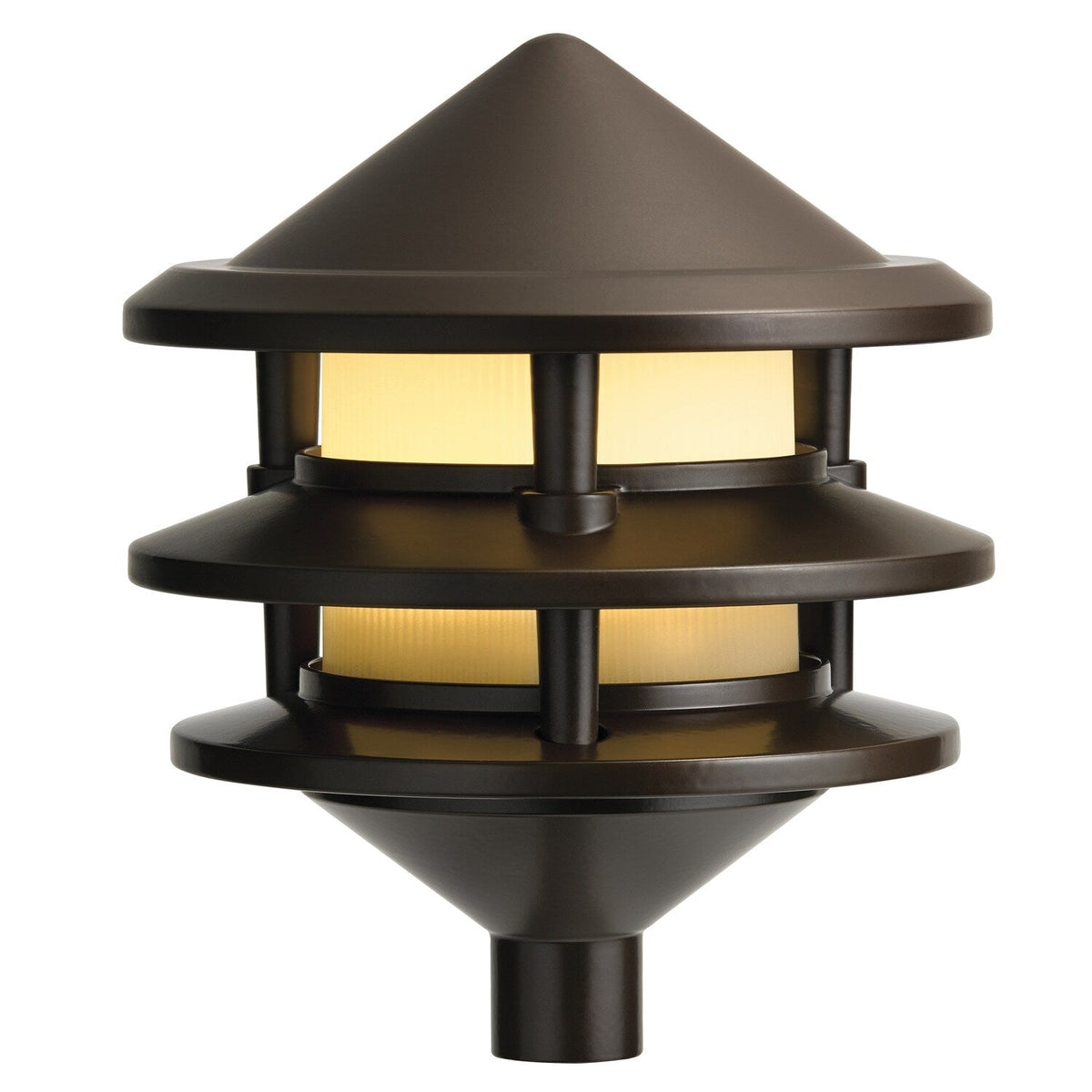 Kichler 3-Watt Olde Bronze Low Voltage Hardwired LED Path Light, 200 Lumens, 20.05-in H x 6-in W