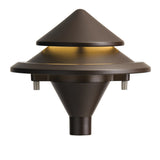 Kichler 3-Watt Olde Bronze Low Voltage Hardwired LED Path Light, 200 Lumens, 3000K