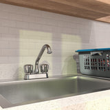 Belanger Polished Chrome 2-Handle Utility Faucet