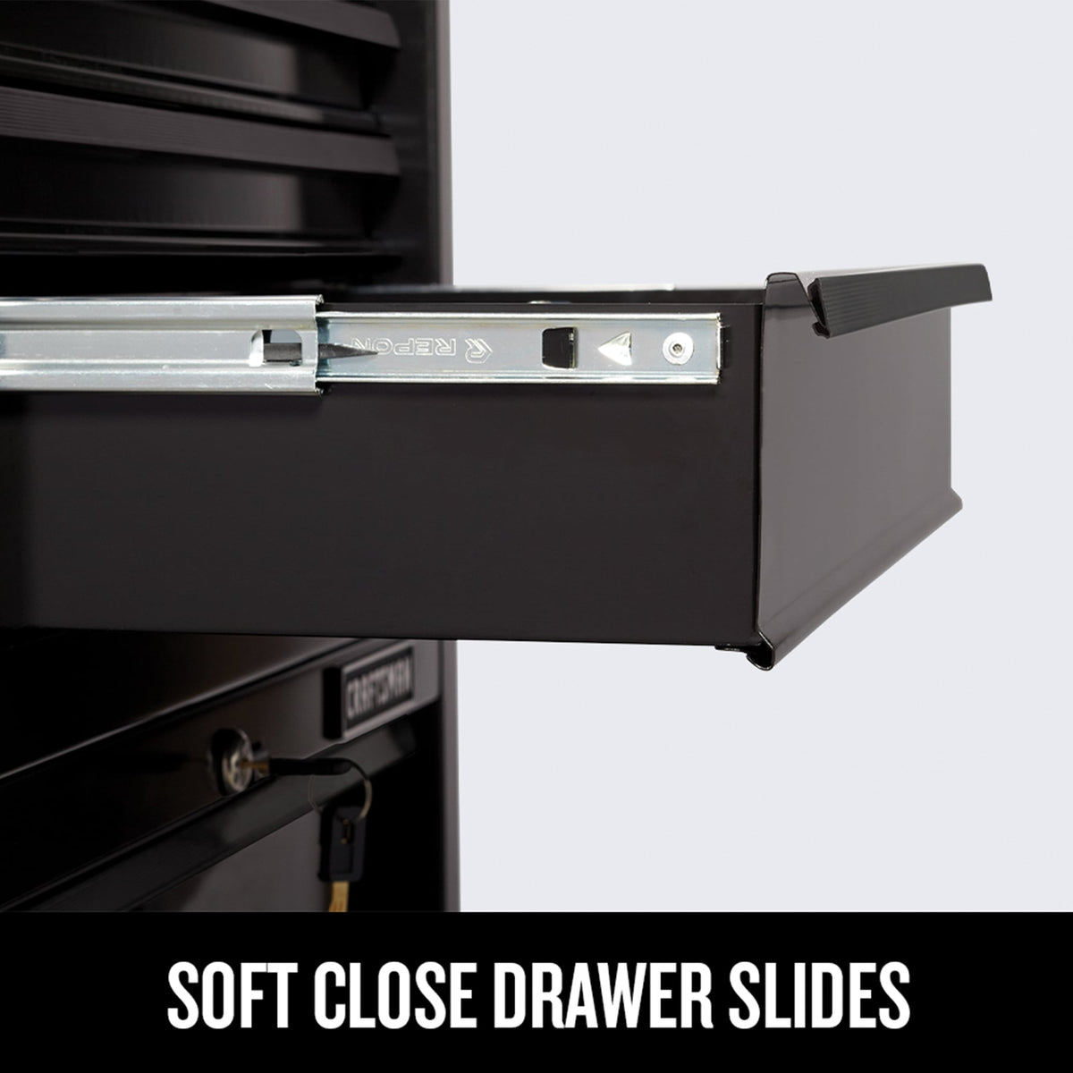 CRAFTSMAN 1000 Series 26.5-in W x 32.5-in H 4-Drawer Steel Rolling Tool Cabinet (Black)