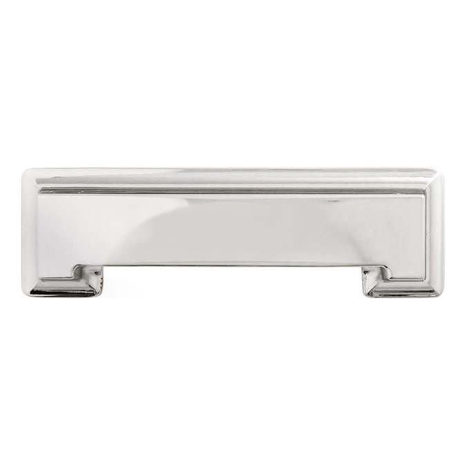 Hickory Hardware Studio 3-in or 3-3/4-in Center to Center Polished Nickel Rectangular Cup Drawer Pulls