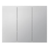 Style Selections 36.25-in x 29.75-in Surface Mount White Mirrored Medicine Cabinet