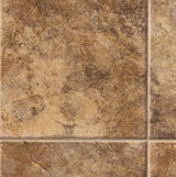Congoleum Sunstone Brown Stone Look 13-mil x 12-ft W Waterproof Cut-to-Length Vinyl Sheet Flooring