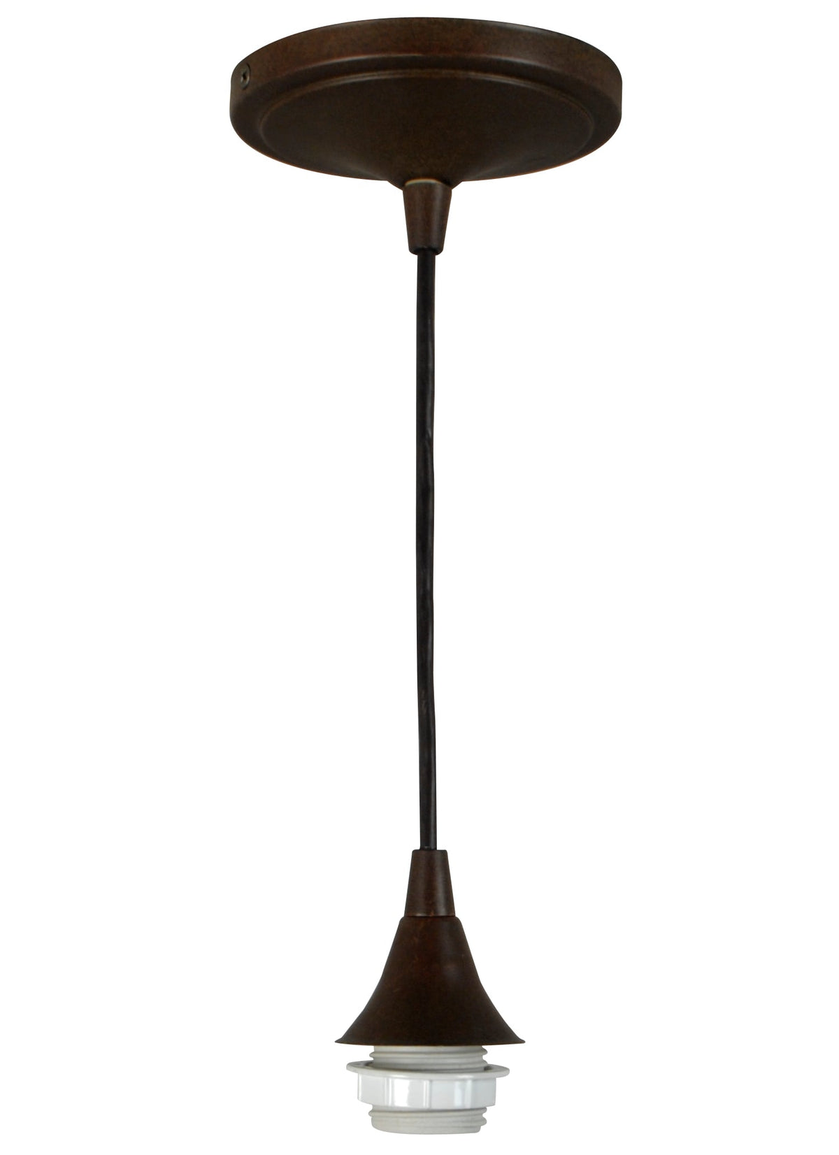 Portfolio Bronze Transitional Mini Pendant Light Fixture – Mix and Match, 1-Light, Adjustable Cord (63 in Max)