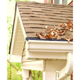 4 ft. Black Fiber 5K Style Insert Gutter Guard (8-Box) - Super Arbor