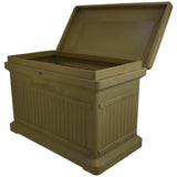 Oak Premium Horizontal Architectrual ParcelWirx Delivery Drop Box Hinged Lid with Swinging Latch for Locking - Super Arbor