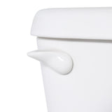 Colony 10 in. Rough-In 2-Piece 1.28 GPF Single Flush Elongated Toilet in White, Seat Not Included - Super Arbor