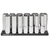 Craftsman V-Series 1/2 in. Drive SAE 6 Point Deep Socket Set, 13 pc