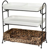 CreativeWare Entertainment Collection 'Island Breeze' 3-Tier Buffet Server