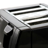 Better Chef 4-Slice Black 100-Watt Toaster