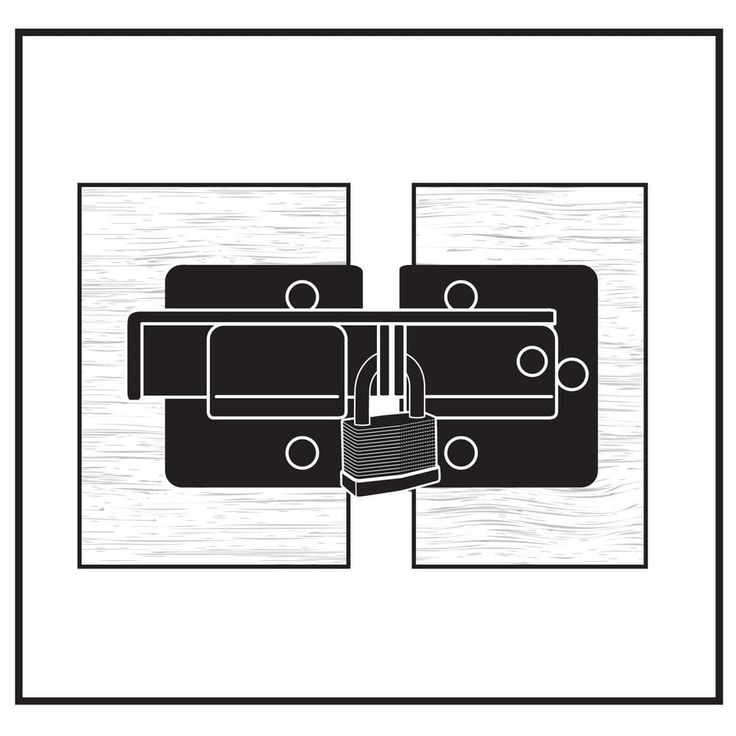 Everbilt Black Extra Heavy-Duty Gate Flip Latch