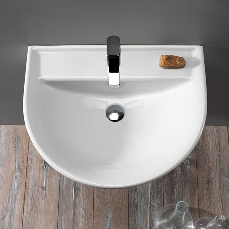 Nameeks Bella Pedestal Sink in White