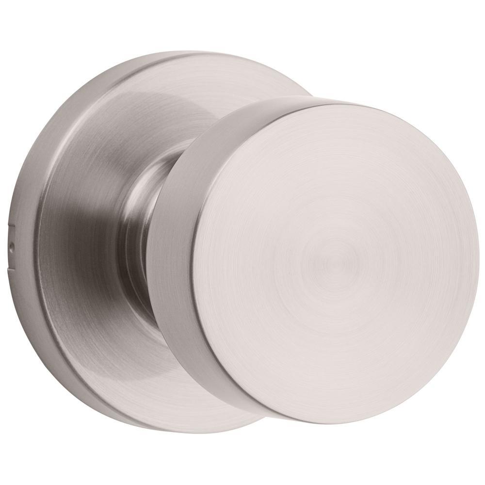 Pismo Round Matte Black Hall/Closet Door Knob Featuring Microban Antimicrobial Technology - Super Arbor